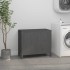 Baúl para la colada madera maciza de pino gris 88,5x44x76