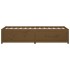 Sofá cama madera maciza de pino marrón miel 90x200