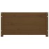 Sofá cama madera maciza de pino marrón miel 90x200