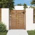 Puerta de jardín acero corten diseño cuadrado 105x155