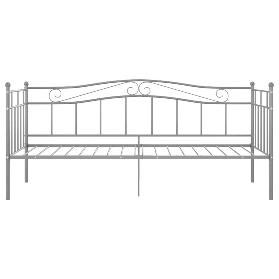 Estructura de sofá cama metal gris 90x200