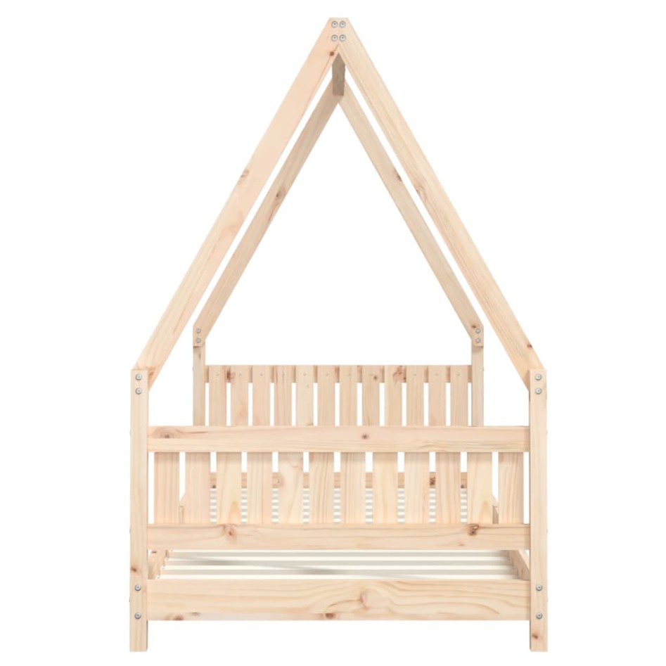 Estructura de cama infantil madera maciza de pino 90x190