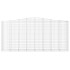 Cesta gaviones forma arco hierro galvanizado 400x50x180/200
