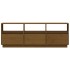 Mueble de TV madera maciza de pino marrón miel 140x37x50