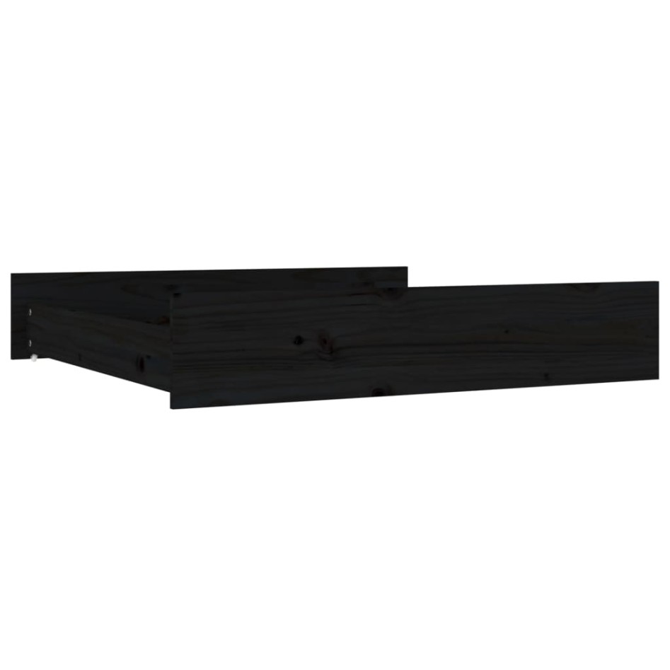 Cajones de cama 2 unidades madera maciza de pino