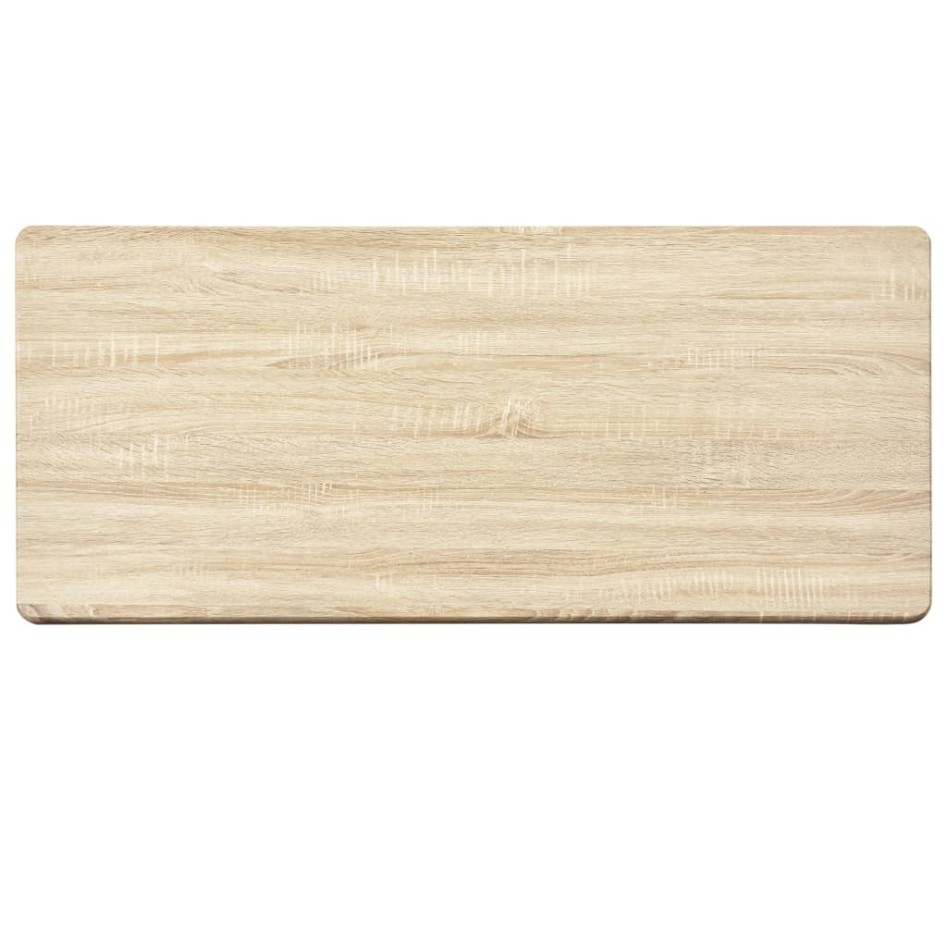 Mesa alta de cocina MDF color roble 120x60x110