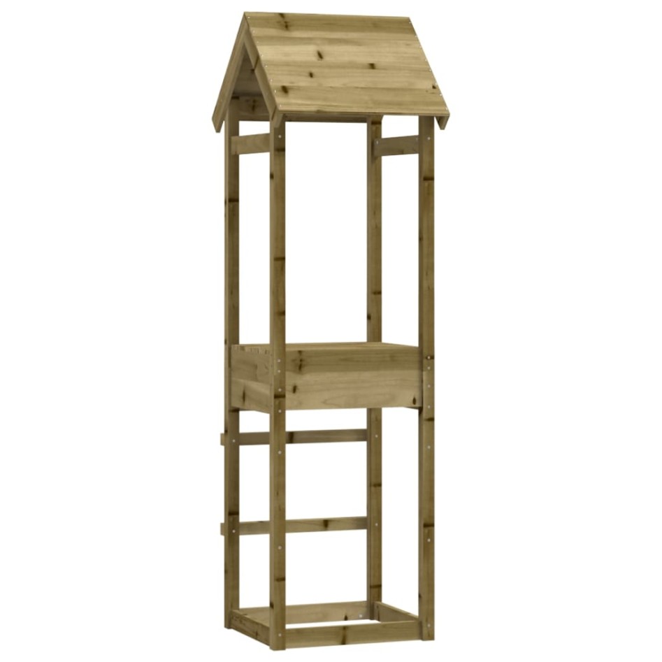 Torre de juegos madera pino impregnada 53x46,5x194