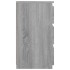 Mesitas de noche 2 uds contrachapado gris Sonoma 40x35x62,5