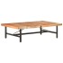 Mesa de centro de madera maciza de acacia 142x90x42