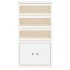 Aparador alto madera maciza de pino blanco 80x35x154