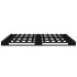 Cama de palets madera maciza pino negra King Size 150x200
