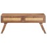 Mesa de centro de madera maciza de mango 100x60x40
