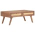 Mesa de centro de madera maciza de mango 100x60x40