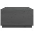 Mesa de centro de madera maciza de pino gris 80x80x45