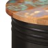 Mesa de centro de madera maciza reciclada 43x55
