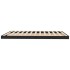 Estructura de cama de madera maciza de pino negro 160x200