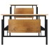 Estructura de cama de metal 100x200