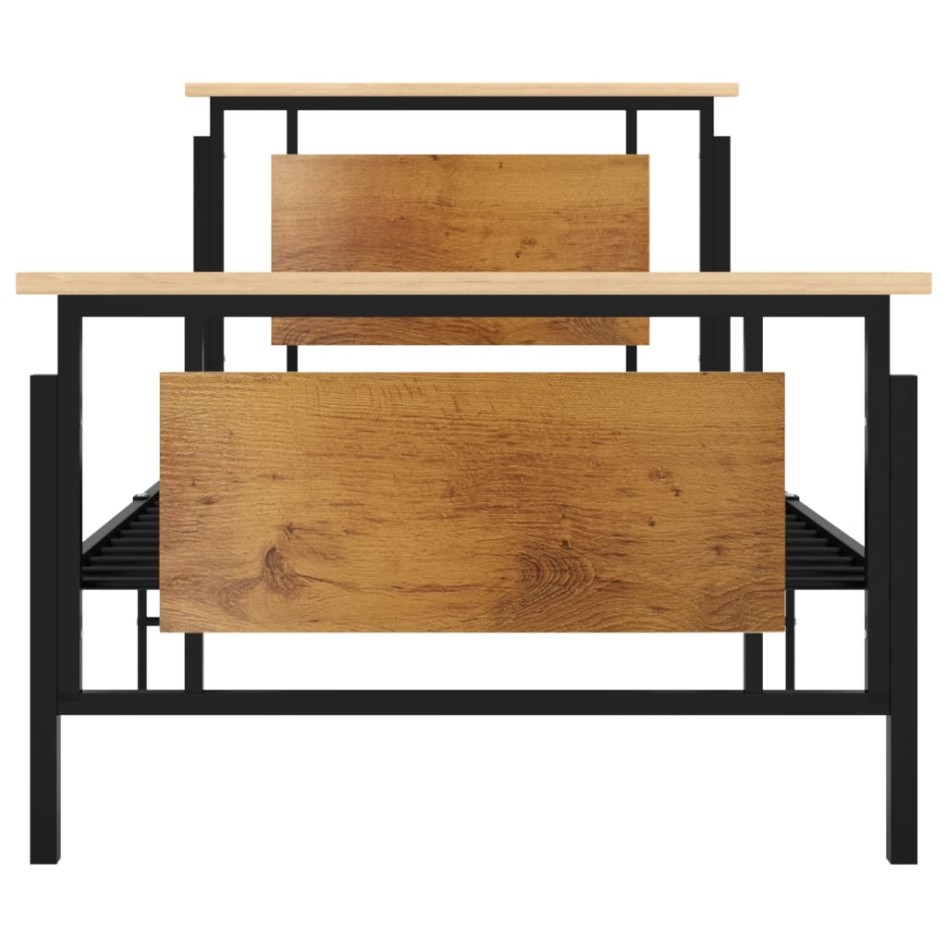 Estructura de cama de metal 100x200