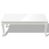 Mesa de centro 115x65x42 cm blanco con