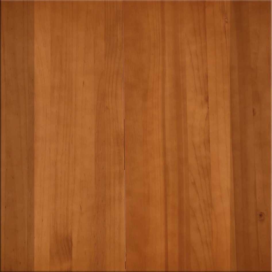 Mesa de comedor de madera de pino blanco y marrón 180x90x73