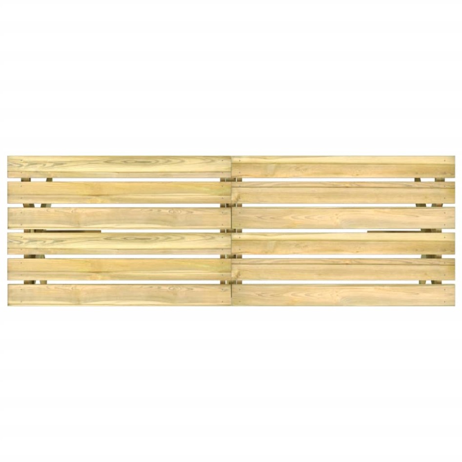 Mesa de jardín de madera de pino impregnada 220x73x70