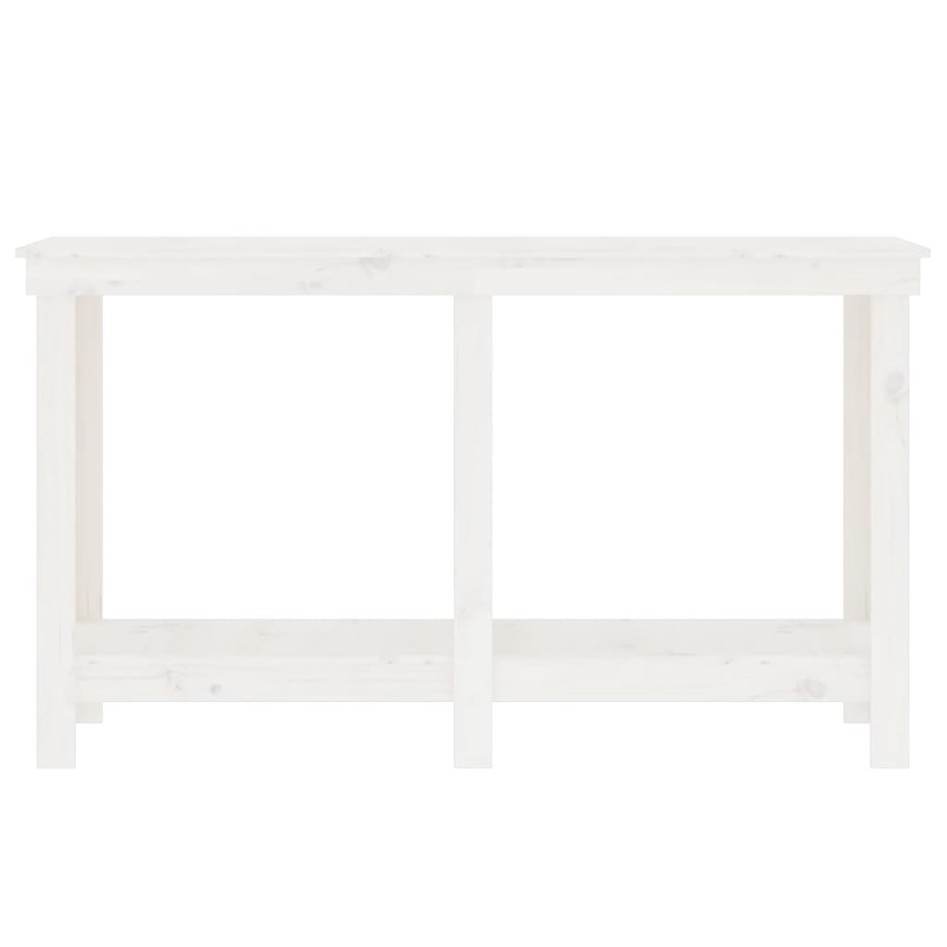 Banco de trabajo de madera maciza de pino blanco 140x50x80