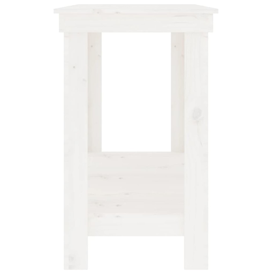 Banco de trabajo de madera maciza de pino blanco 140x50x80