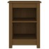 Mesitas de noche 2 uds madera de pino marrón miel 40x35x55