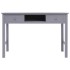 Escritorio de madera gris 110x45x76