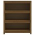Estantería madera maciza de pino marrón miel 80x35x97