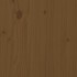 Aparador de madera maciza de pino marrón miel 100x40x75