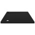 Plato de ducha cuadrado de ABS negro 90x90