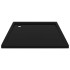 Plato de ducha cuadrado de ABS negro 90x90