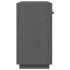 Aparador de madera maciza de pino gris 100x40x75