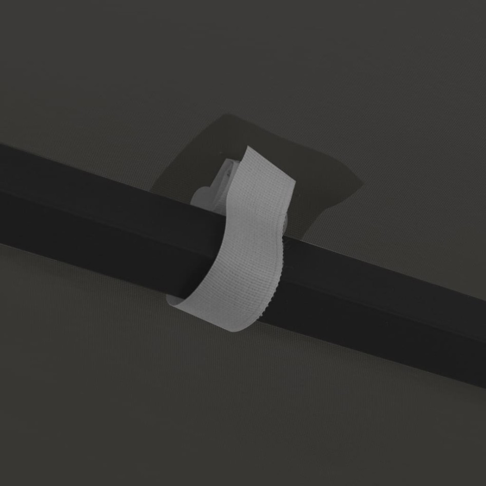 Cenador gris antracita 3x4