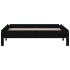 Cama apilable de madera pino maciza negro 75x190