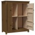 Aparador de madera maciza de pino marrón miel 83x41,5x100