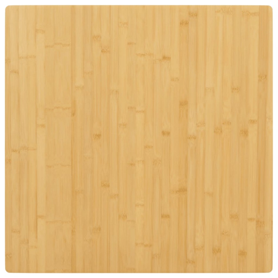 Tablero de mesa de bambú 90x90x2,5