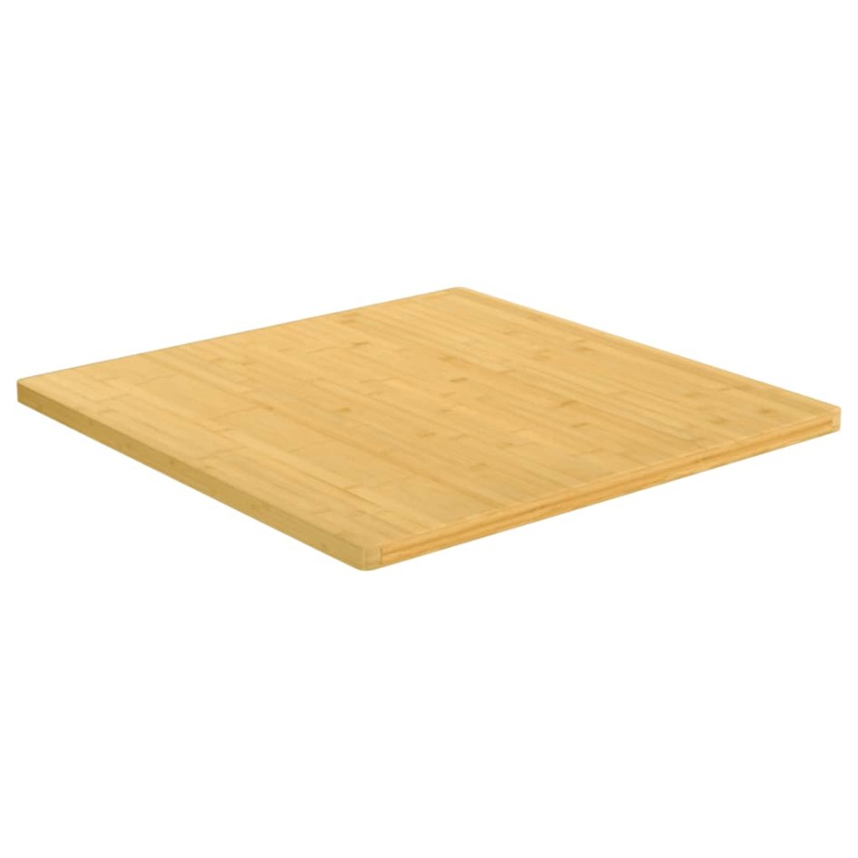Tablero de mesa de bambú 90x90x2,5