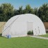 Invernadero con estructura de acero blanco 12 m² 6x2x2,85