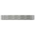 Jardinera arriate acero recubrimiento polvo plata 447x140x68
