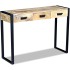 Mesa consola con 3 cajones madera maciza de mango 110x35x78