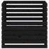 Compostador de madera maciza de pino negro 80x80x78
