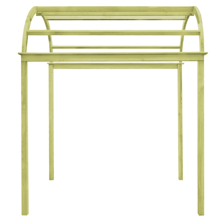 Arco enrejado de madera de pino impregnada 125x150x235