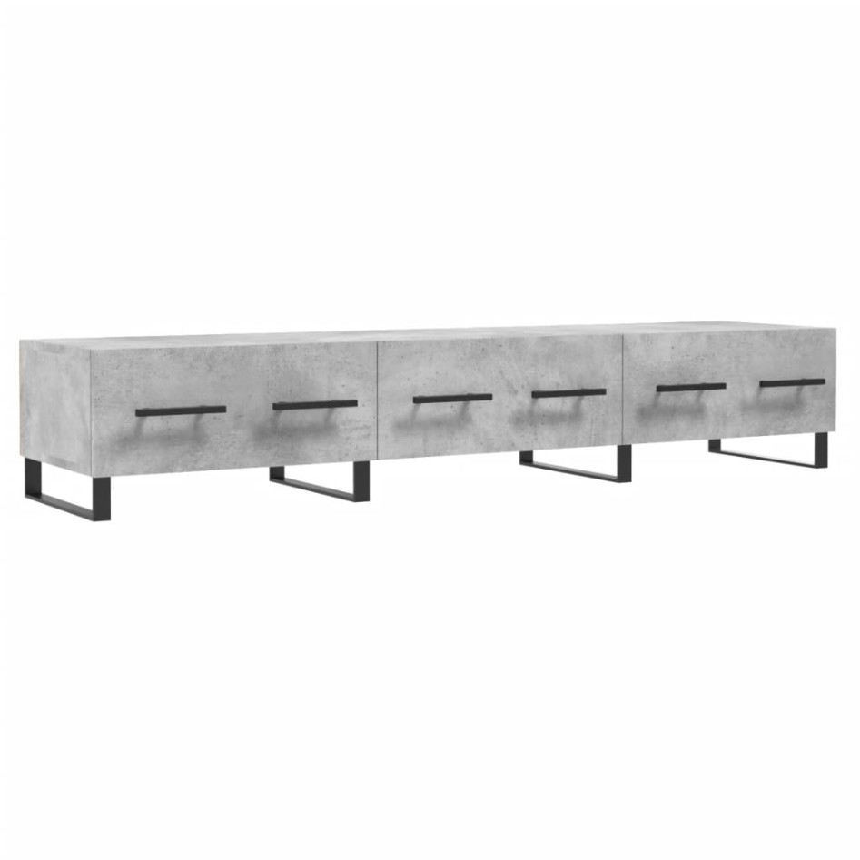 Mueble para TV madera de ingeniería gris hormigón 150x36x30