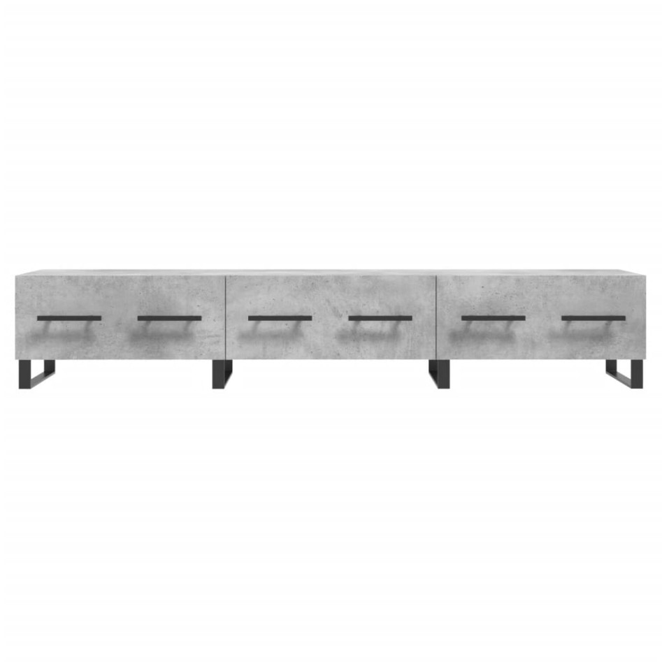Mueble para TV madera de ingeniería gris hormigón 150x36x30