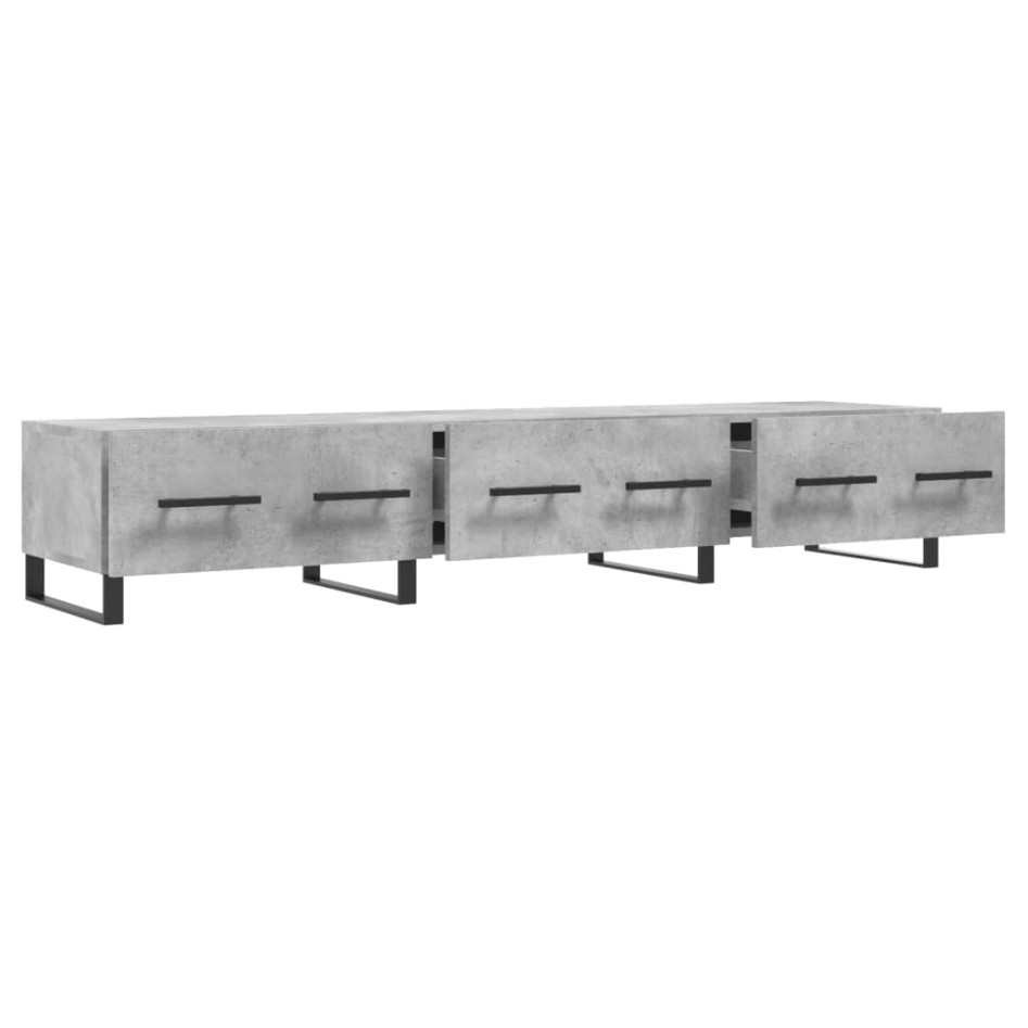 Mueble para TV madera de ingeniería gris hormigón 150x36x30