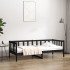 Sofá cama madera maciza de pino negro 90x190
