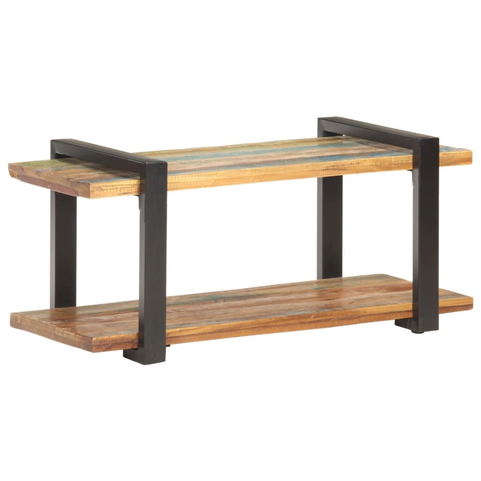 Mueble para TV de madera maciza reciclada 90x40x40
