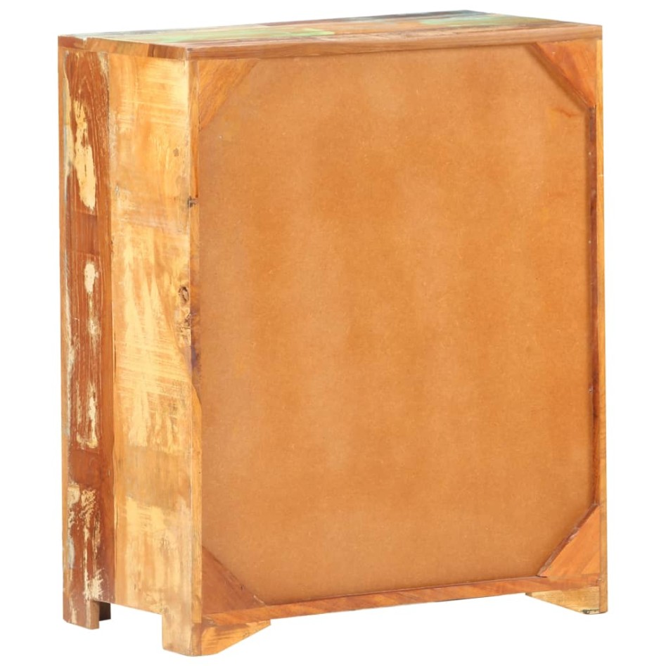 Aparador de madera maciza reciclada 59x33x75